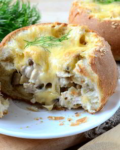 Жульен в булочках