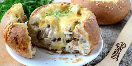 Жульен в булочках