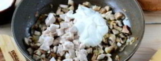 жульен в булочках. Шаг 7