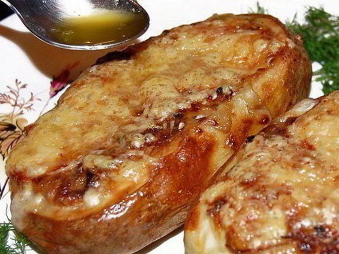 Рецепт жульена в картофеле