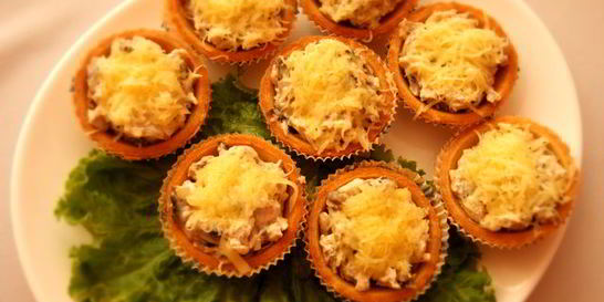 Жульен в тарталетках