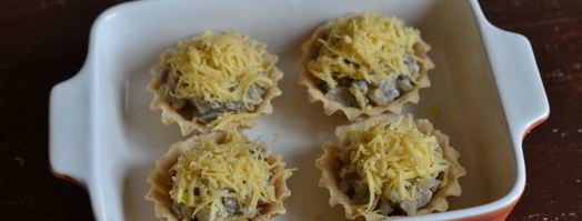 жульен в тарталетках. Шаг 8