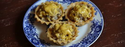 жульен в тарталетках. Шаг 9