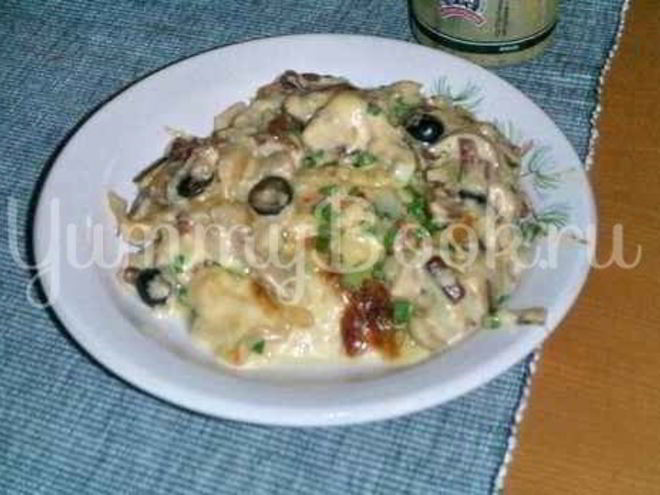 Рецепт жюльена грибного с овощами