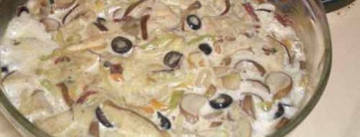 жюльен грибной с овощами. Шаг 38