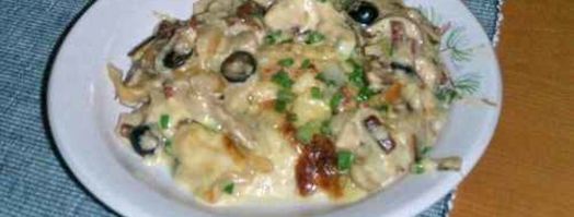 жюльен грибной с овощами. Шаг 48