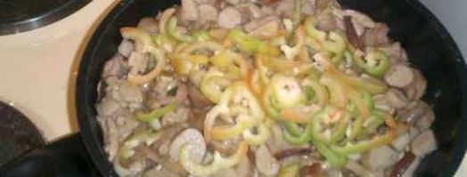 жюльен грибной с овощами. Шаг 16