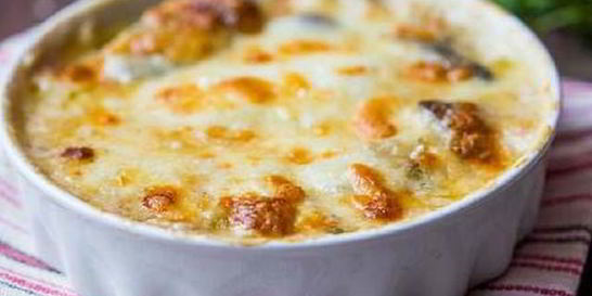 Жюльен из курицы и грибов