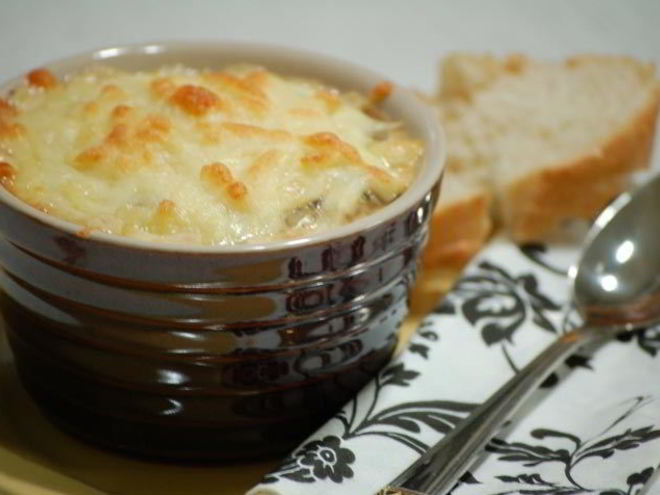 Рецепт жюльена с говядиной и шампиньонами