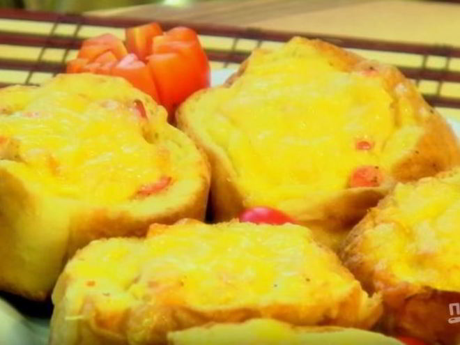 Рецепт жюльена с рыбой в батоне