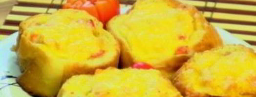 жюльен с рыбой в батоне. Шаг 7